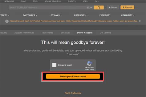 delete my pornhub account|How to delete accounts on websites that wont let you delete